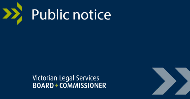 Public notice