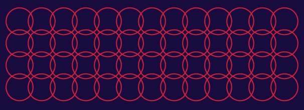 Red chain graphic on navy background 