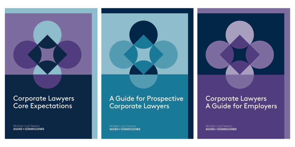 Cover images of the three corporate lawyer resources